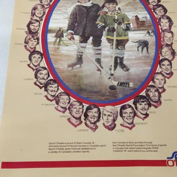 Vintage Team Canada 1974 vs. Russia Hockey Poster - Picture 4 of 6